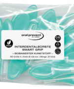Interdentalbürsten Smart Grip grün, aus biobasiertem Griffmaterial