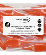 Interdentalbürsten Smart Grip x-fein, rot, aus biobasiertem Griffmaterial
